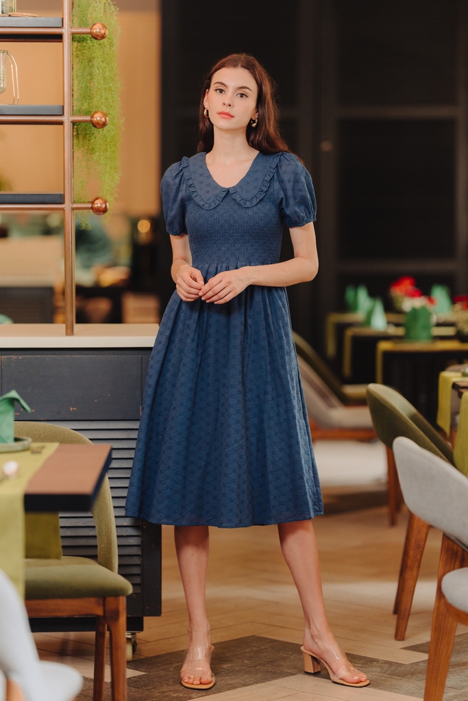 Dress collar dress clearance