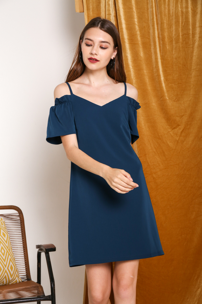 Cheap cold shoulder dresses Clearance