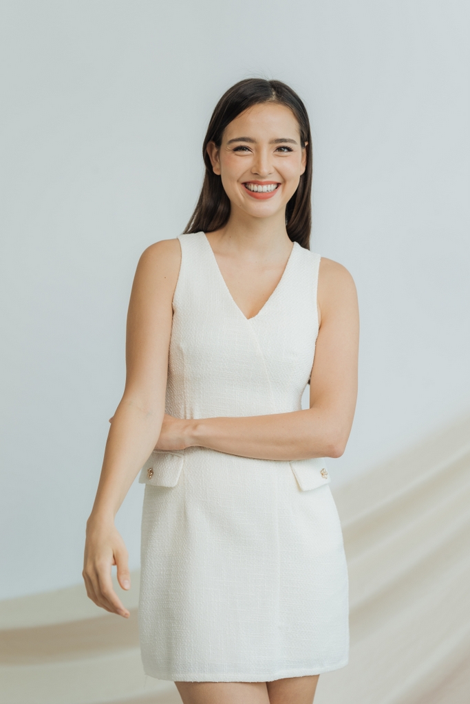 breast pocket dress